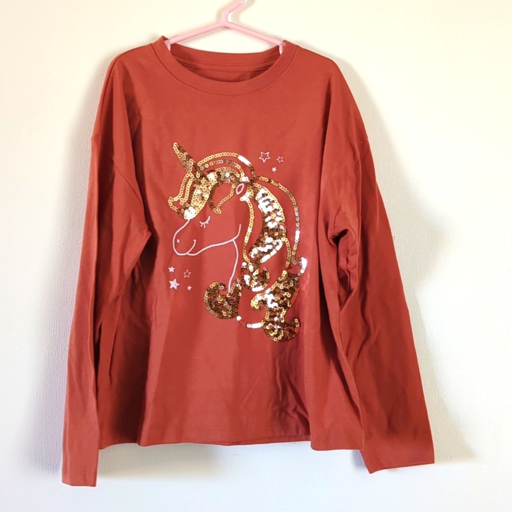 Wonder Nation sequence Unicorn Long sleeve 7/8 D